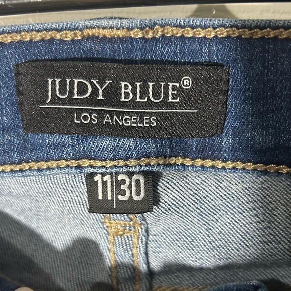 Judy Blue Boyfriend Fit Stretch Denim Distressed JB8275MD Size 11/30 Distressed - Picture 8 of 16